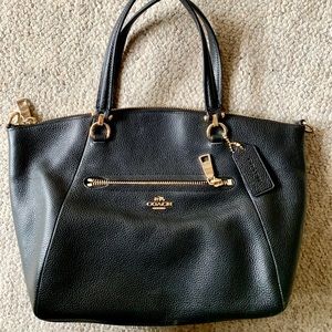 Coach Black Leather Purse